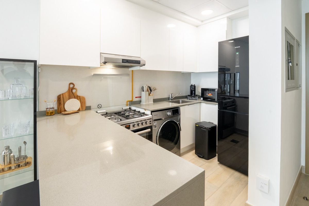 Clean finished kitchen after service