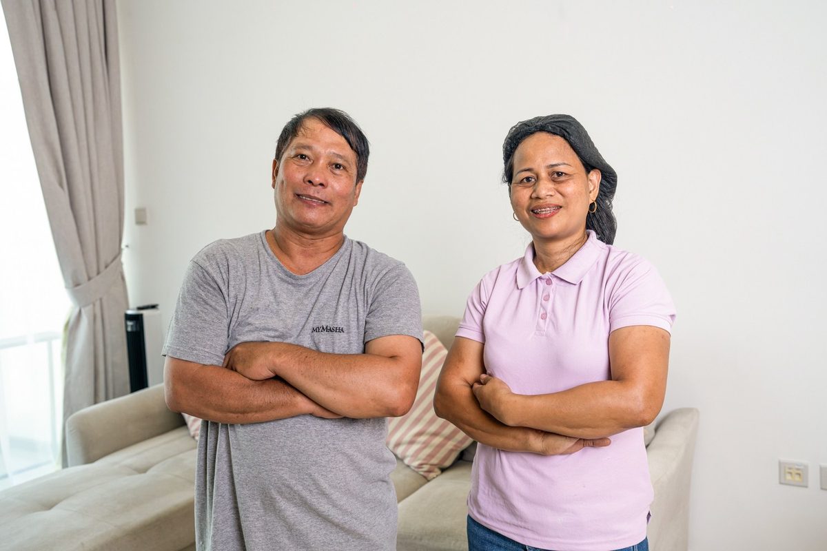 Pineapple Cleaning team in a Dubai apartment